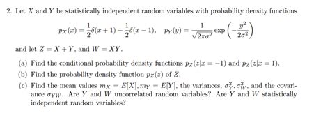 Toradh íomhá ar Probability Density Function of One Variable Plus Another