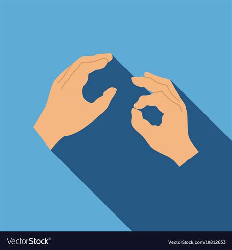 Image result for S Sign Language Vector Flat