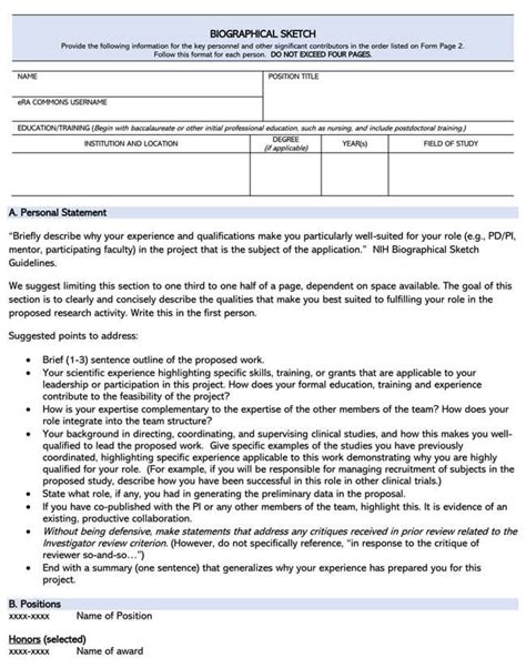 Image result for Personal Biography Examples