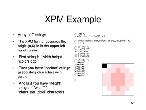 Toradh íomhá ar XPM Image Format