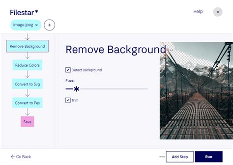 Toradh íomhá ar How to Make a JPEG into a PES File