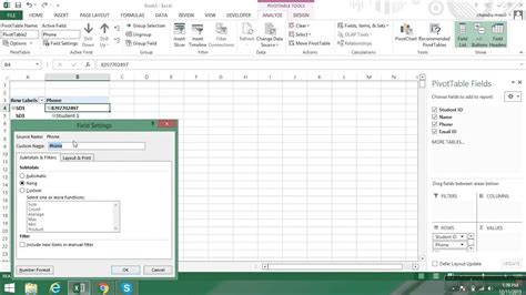 Toradh íomhá ar PivotTable Excel Tabular Form