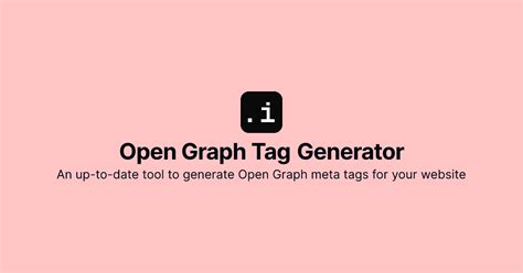 Afbeeldingsresultaten voor Og Tag Generator