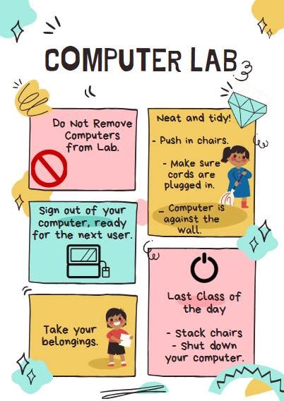 Printable Computer Lab Rules에 대한 이미지 결과