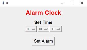 Image result for Alarm User Interface for Python