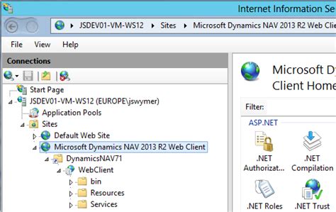 Image result for MS Nav How to Access via Browser