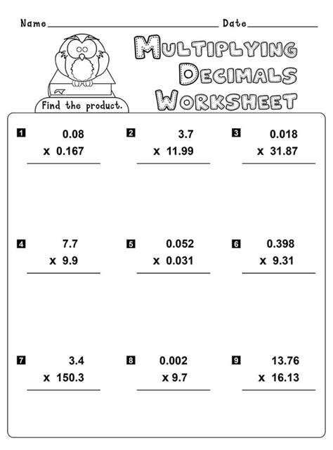 Toradh íomhá ar Free Math Worksheets Multiplication