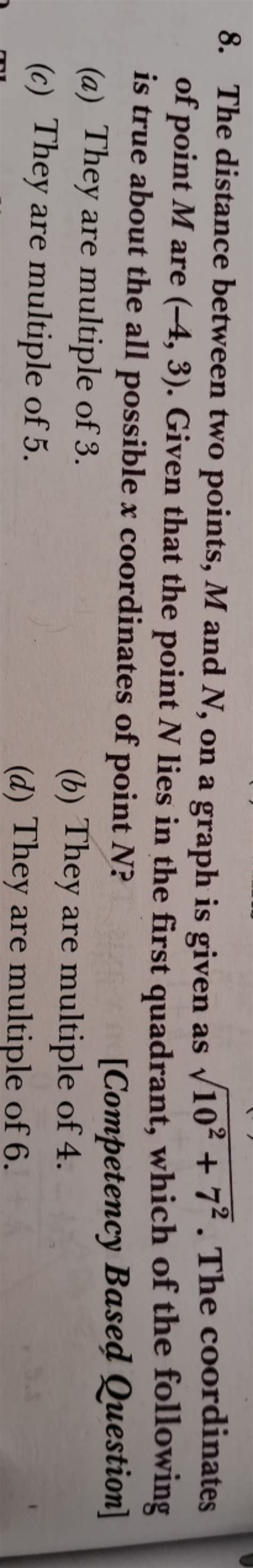 Image result for Distance Between Two Points Graph