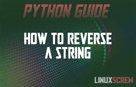 Image result for Reverse STR in Python