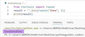 Image result for Count String Repetition in Python