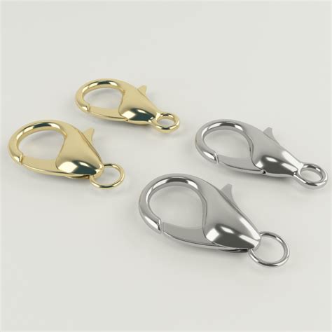 Image result for Duckbill Clasp 3D Model