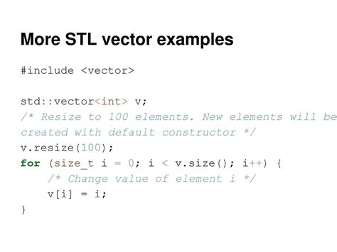 Image result for C Vector Examples