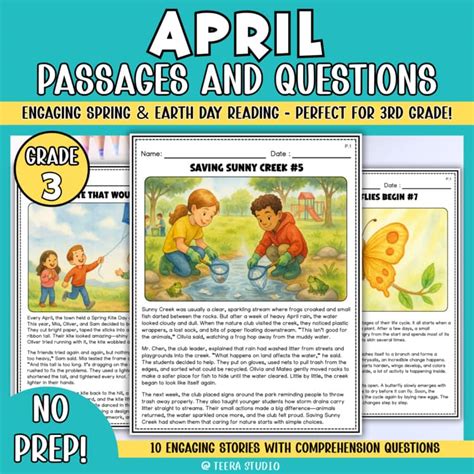 Image result for Reading Comprehension 3rd Grade Spring