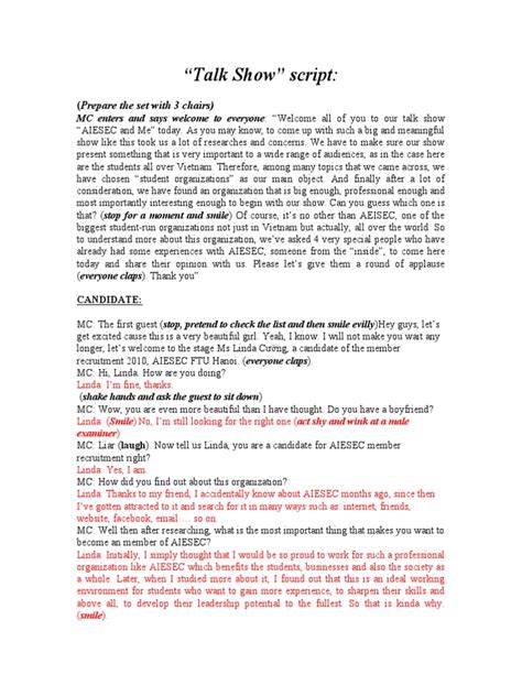 Contoh Script Talk Show に対する画像結果