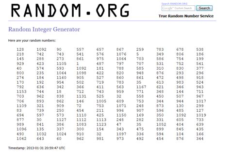Image result for Random Large Numbers