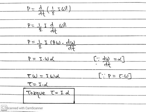 Image result for Torque Inertia Equation