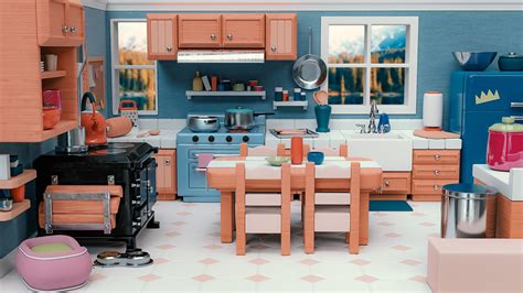 Kitchen Scene Set Design に対する画像結果