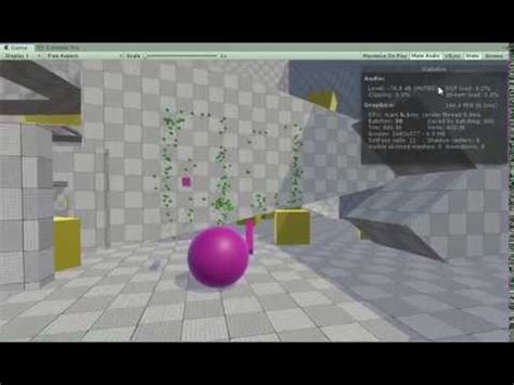 Unity Dots Physics માટે ઇમેજ પરિણામ
