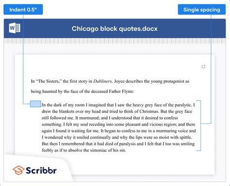 Image result for Chicago Style Writing Example