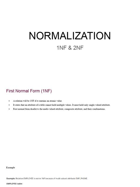 Image result for Unnormalized Form to 1NF Example