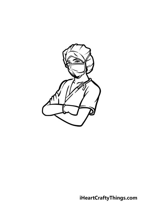 How to Draw a Nurse to Easy Drawing に対する画像結果