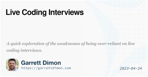 Toradh íomhá ar Live Coding Interview