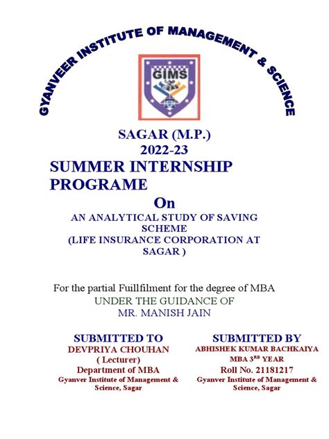 Résultat d’images pour MBA Final Sem Project Report On Unit Linked Insurance Plan