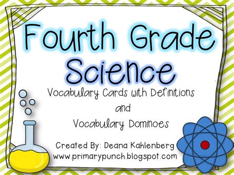 Afbeeldingsresultaten voor 4th Grade Science Vocabulary