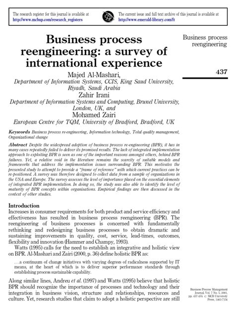 Image result for Business Process Re-engineering PDF