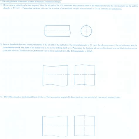 Internal Thread Drawing に対する画像結果