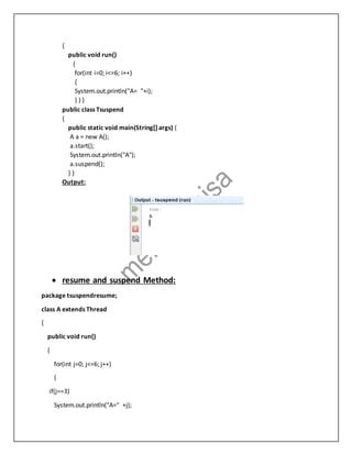 Image result for Extends the Thread Class