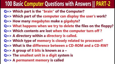 Computer Packages Questions and Answers に対する画像結果