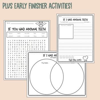 Image result for What If You Had Animal Teeth Printable