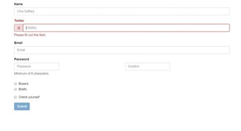 Image result for Bootstrap Form Validation