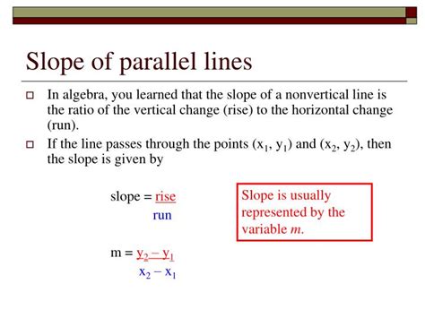Toradh íomhá ar Gradient of a Parallel Line Equation