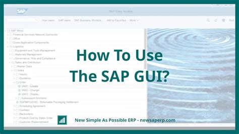 Résultat d’images pour SAP GUI Version