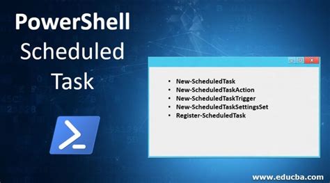 Image result for Scheduled Task PowerShell