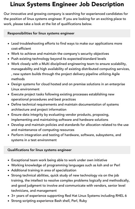 Afbeeldingsresultaten voor Linux Engineer Jobs
