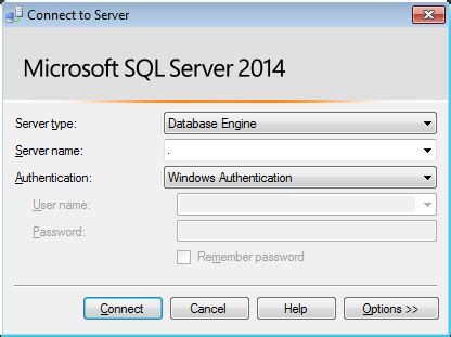 Afbeeldingsresultaten voor SQL Server Management Studio Connect DB with SQL Authentication