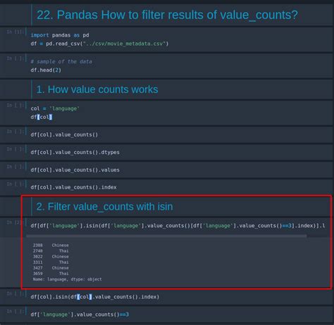 Value Counts Python માટે ઇમેજ પરિણામ
