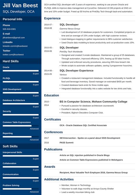 Image result for SQL Experience