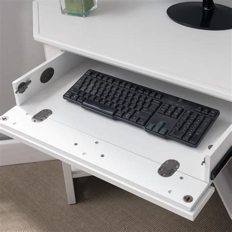 Image result for Corner Computer Table White
