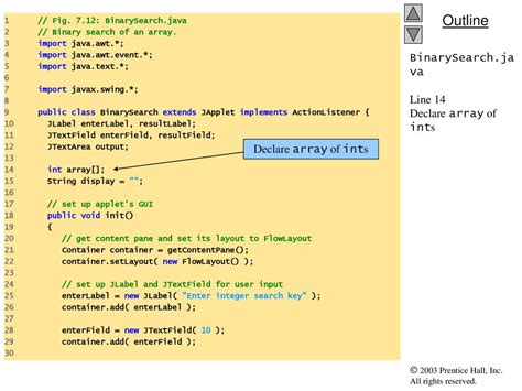 Image result for Binary Search in Java Output