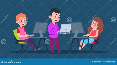 Image result for Computer Class Illustration