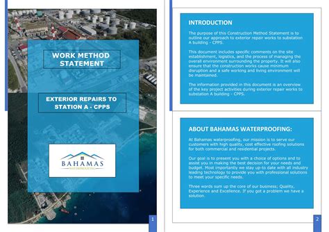 Image result for Work Method Statement Sample