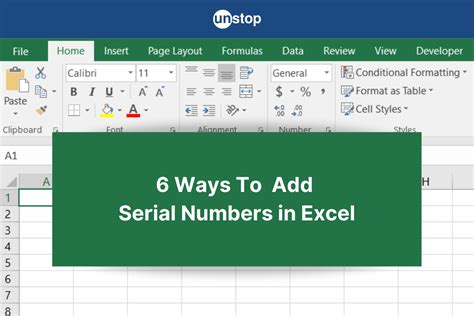 Image result for How to Serial Number in Excel