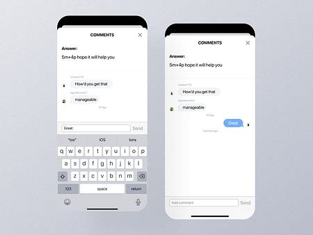 Image result for Comment Writing Design UI