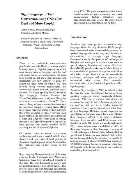 Image result for Sign Language to Text Conversion Project Code