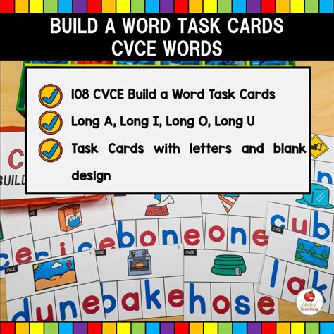 Image result for CVCe Word Task Box