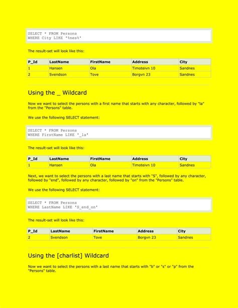 Image result for W3Schools SQL Tutorial Download